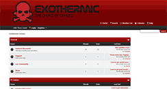 Desktop Screenshot of forums.exothermic.com.au